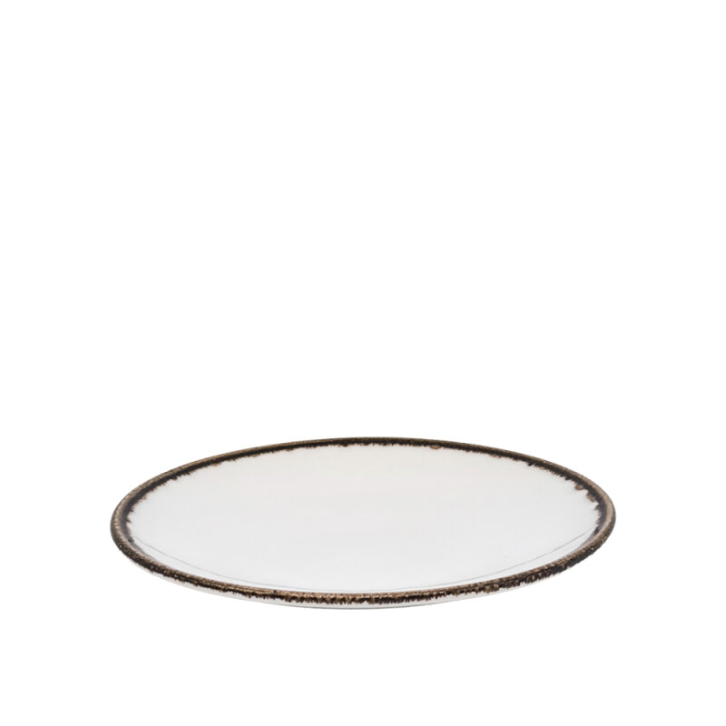 Tulu Porselen Elegance 25Cm Klasik Düz Tabak Akıtma File - 1