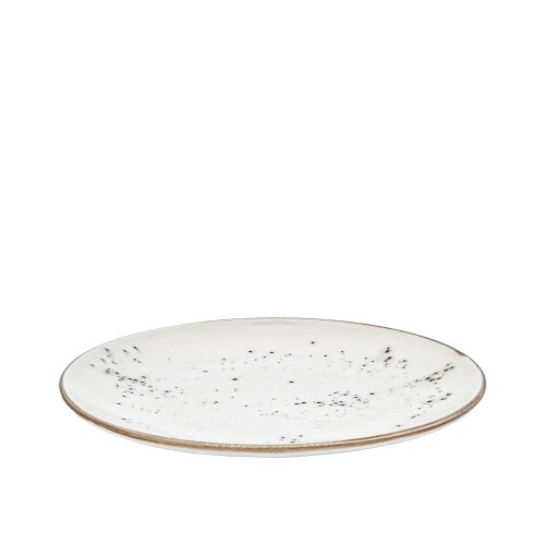 Zest Porcelain Elegance Düz Tabak 25 Cm-Paris Krem - ZEST PORCELAIN