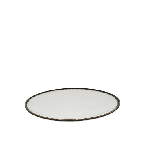 Zest Porcelain Elegance 30 Cm Düz Tabak Chocolate - ZEST PORCELAIN