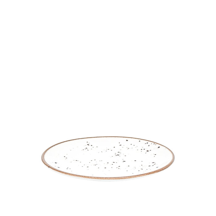 Zest Porcelain Elegance Düz Tabak 21 Cm-Paris Krem - 1