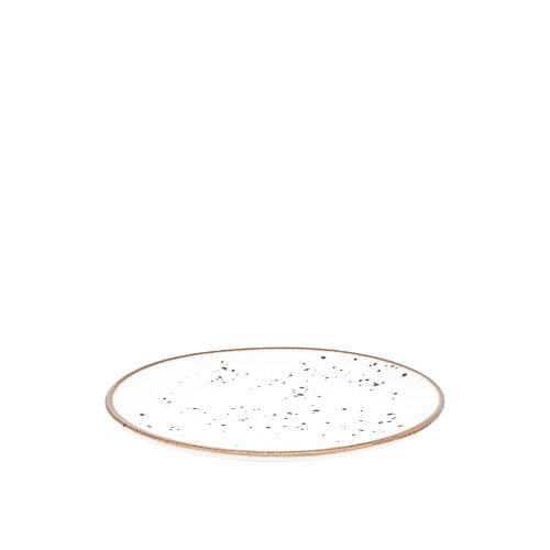 Zest Porcelain Elegance Düz Tabak 21 Cm-Paris Krem - ZEST PORCELAIN