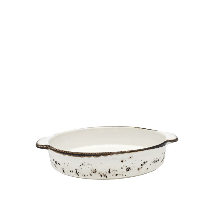 Tulu Porselen -Fırın Kabı Oval ( 15X21cm)-Reactıver46 Krem OV21FKR46 - 1