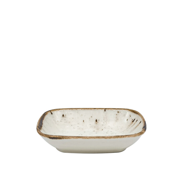 Zest Porcelain Klasik Kare Kayık 12 Cm-Paris Krem - 1