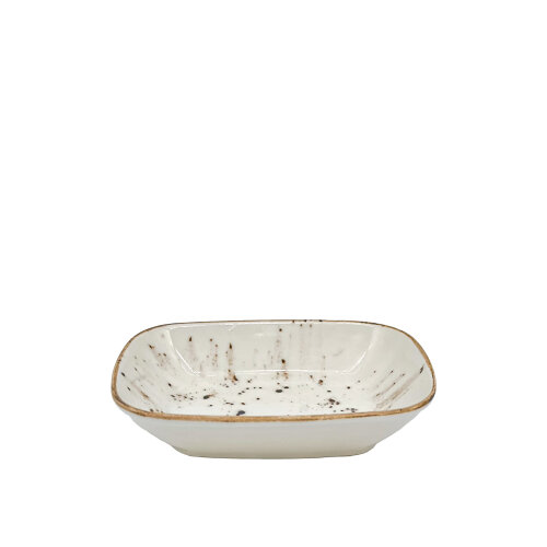 Zest Porcelain Klasik Kare Kayık 17 Cm -Paris Krem - ZEST PORCELAIN