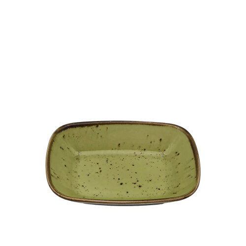 Tulu Porselen Kare Kayık 17cm Reactıve 77 Yeşil KL17KRR77 - TULU PORSELEN