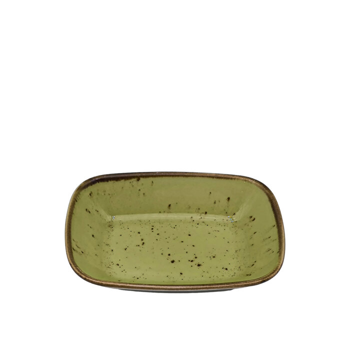 Tulu Porselen Kare Kayık 17cm Reactıve 77 Yeşil KL17KRR77 - 1