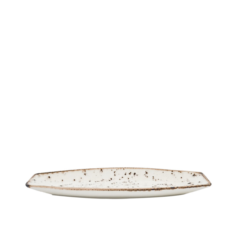 Zest Porcelain Kaya Kayık 30X12,5Cm -Paris Krem - 1