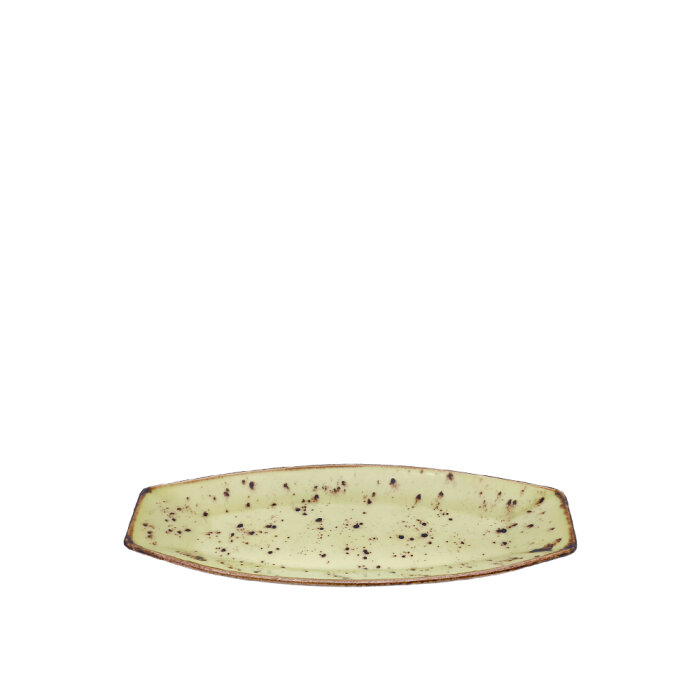 Tulu Porselen Kaya Kayık 30X12,5cm-Reactıve 77Yeşil KY30KYR77 - 1