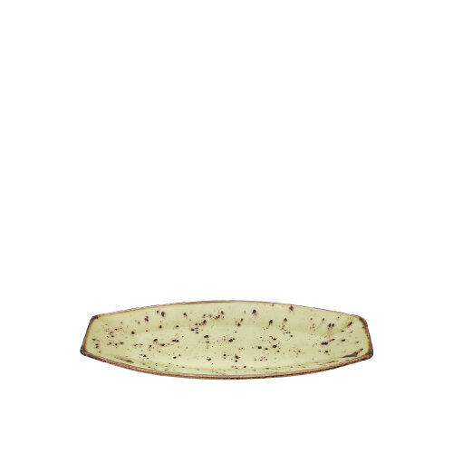 Tulu Porselen Kaya Kayık 30X12,5cm-Reactıve 77Yeşil KY30KYR77 - TULU PORSELEN