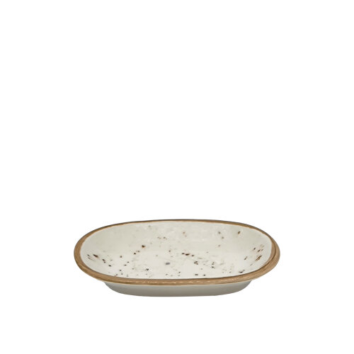 Zest Porcelain Klasik Kayık 12Cm X 8Cm-Paris Krem - ZEST PORCELAIN