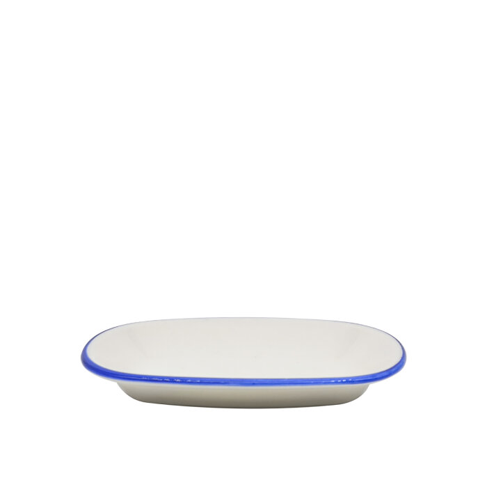 Zest Porcelain Klasik Kayık 15 Cmx9 Cm-Riva Mavi - 1