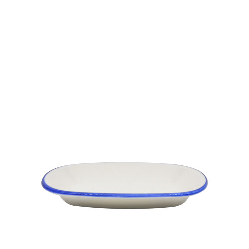 Zest Porcelain Klasik Kayık 15 Cmx9 Cm-Riva Mavi - ZEST PORCELAIN