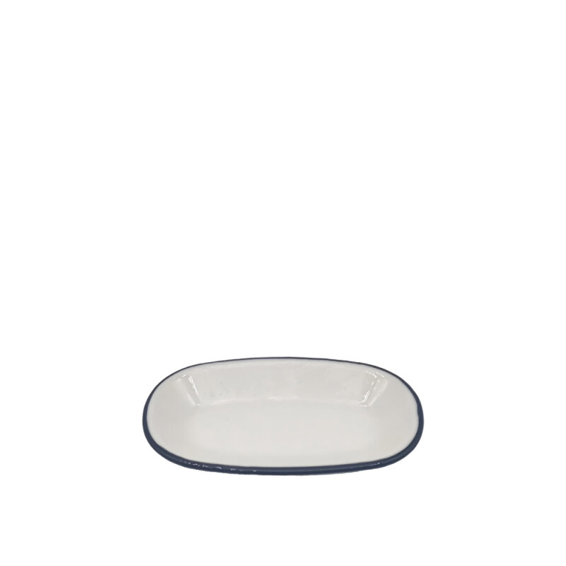 Zest Porcelain Klasik Kayık 15X9Cm-Riva Siyah - 1