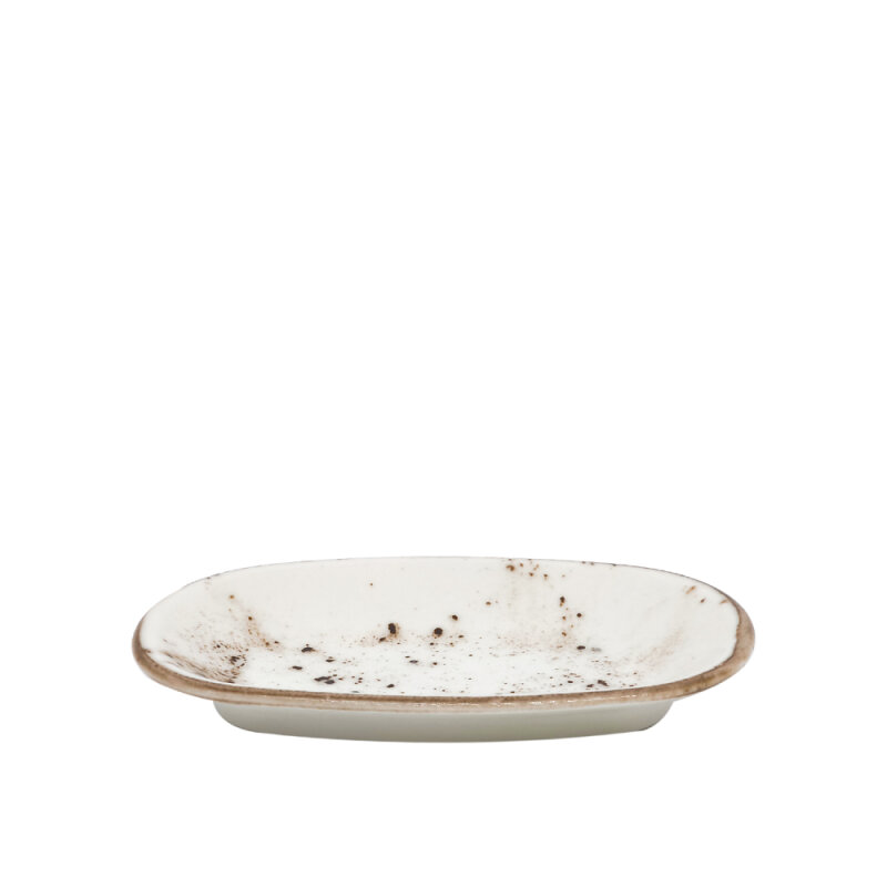 Zest Porcelain Klasik Kayık 15Cm X 9Cm -Paris Krem - 1