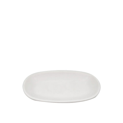 Tulu Porselen Klasik Kayık 19 cm Saten Beyaz KL19KYST01 - TULU PORSELEN