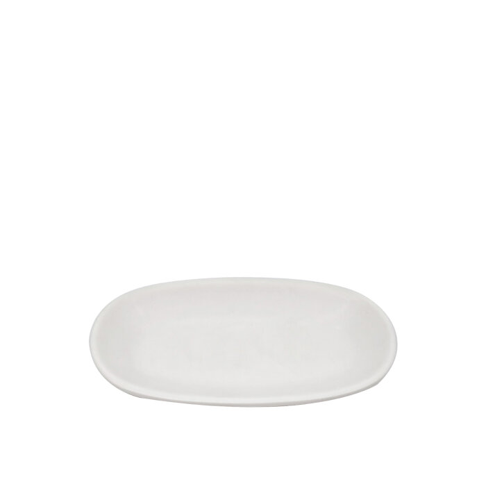 Tulu Porselen Klasik Kayık 19 cm Saten Beyaz KL19KYST01 - 1