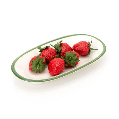 Zest Porcelain Klasik Kayık 19Cmx11Cm-Riva Yeşil - 2