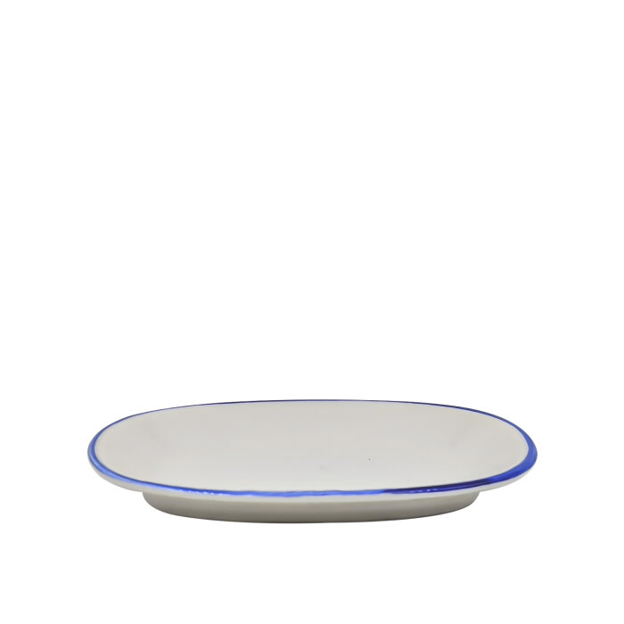 Zest Porcelain Klasik Kayık 19 Cm-Riva Mavi - 1