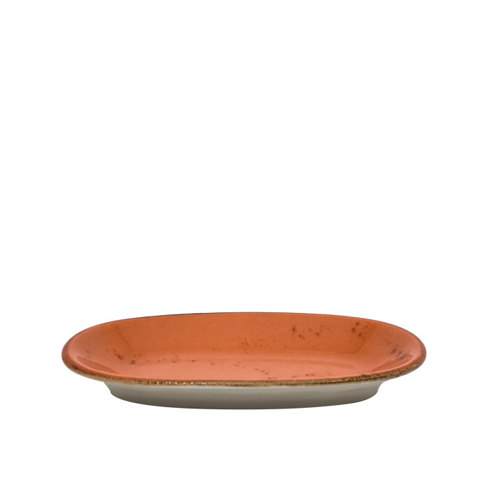 Zest Porcelain Klasik Kayık 19 Cmx11 Cm-Paris Turuncu - 1