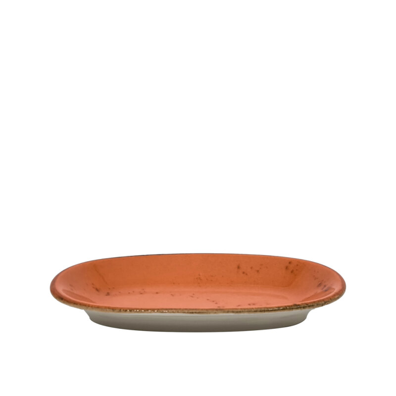 Zest Porcelain Klasik Kayık 19 Cmx11 Cm-Paris Turuncu - 1