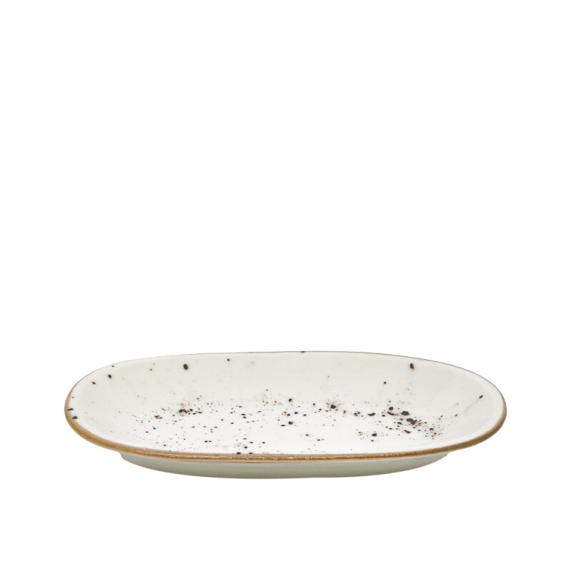 Zest Porcelain Klasik Kayık 19Cm X 11Cm -Paris Krem - 1