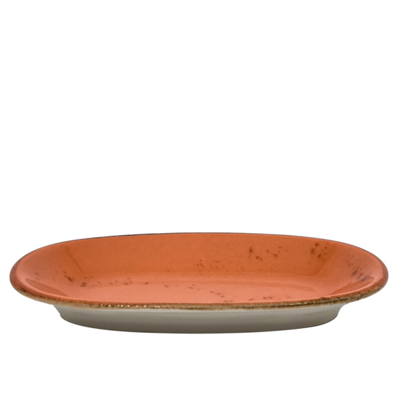 Zest Porcelain Klasik Kayık 29Cm X 17Cm-Paris Turuncu - 1