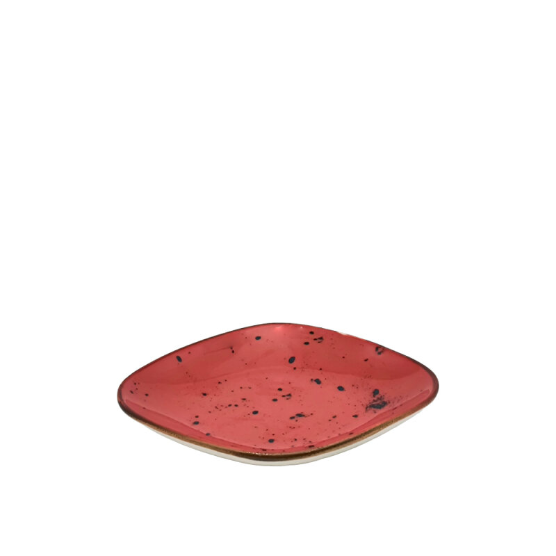 Tulu Porselen Mrt Kayık Tabak 19cm-Reactıve R36 Kırmızı MRT19KYR36 - 1