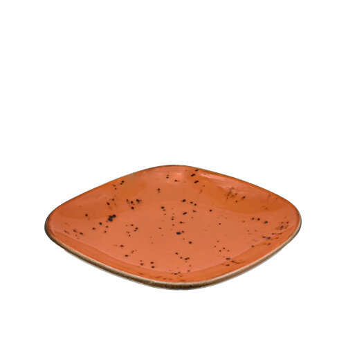 Zest Porcelain Mrt 19X15 Cm Kayık Tabak-Paris Turuncu - ZEST PORCELAIN