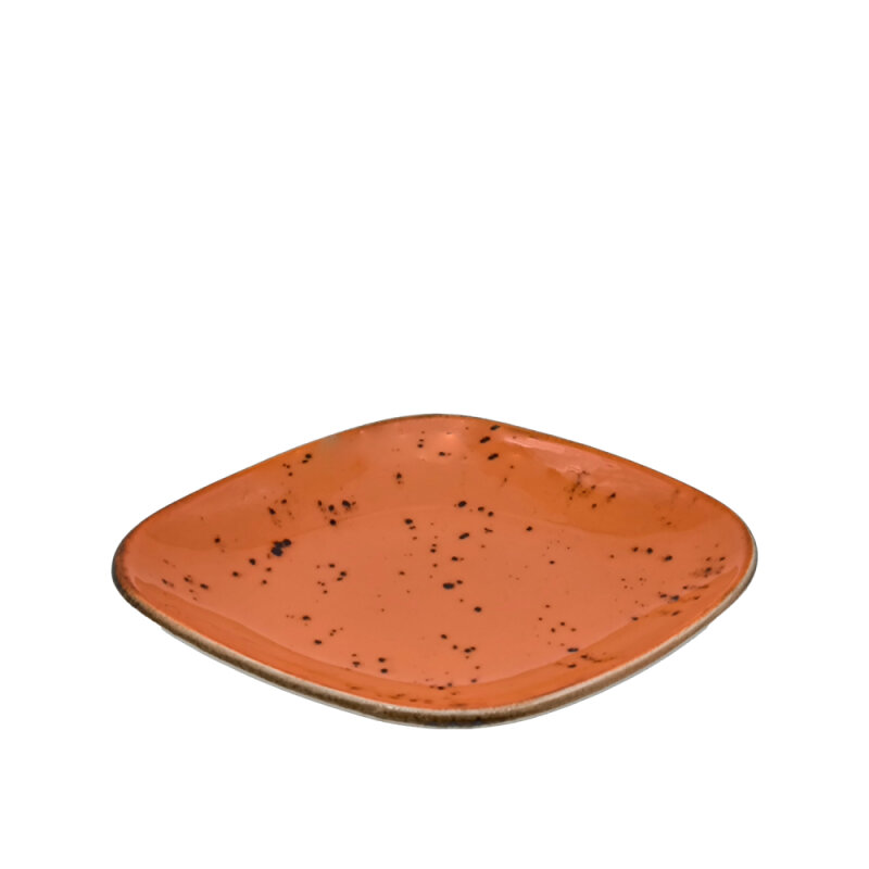 Zest Porcelain Mrt 19X15 Cm Kayık Tabak-Paris Turuncu - 1