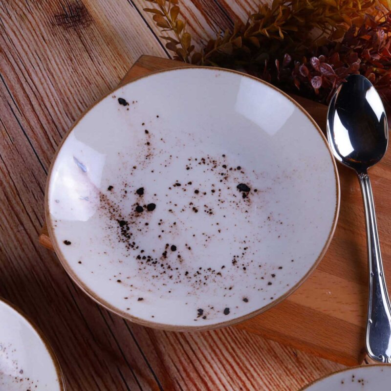 Zest Porcelain Mrt Sosluk 11 Cm -Paris Krem - 2