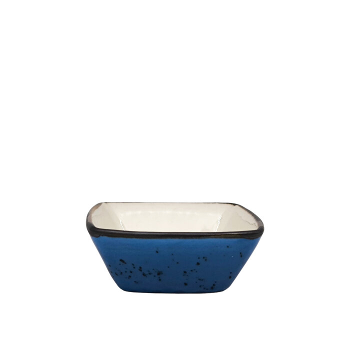 Zest Porcelain Mrt Kare Kase 9 Cm-Paris Mavi - 2
