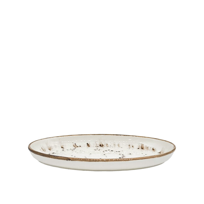 Zest Porcelain Oval Fırın Kabı 26 Cm -Paris Krem - 1