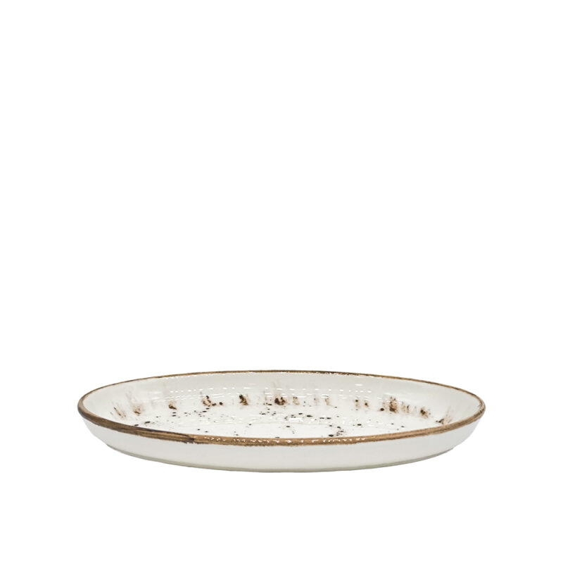 Zest Porcelain Oval Fırın Kabı 26 Cm -Paris Krem - 1