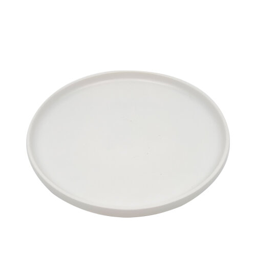 Tulu Porselen Step 27cm Tabak Saten Beyaz STP27TBST01 - TULU PORSELEN