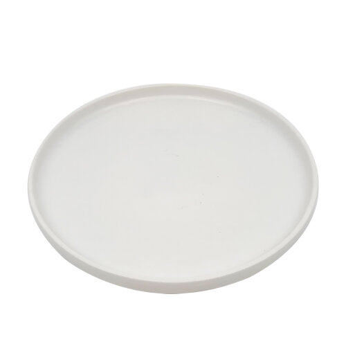 Tulu Porselen Step 30cm Tabak Saten Beyaz STP30TBST01 - TULU PORSELEN