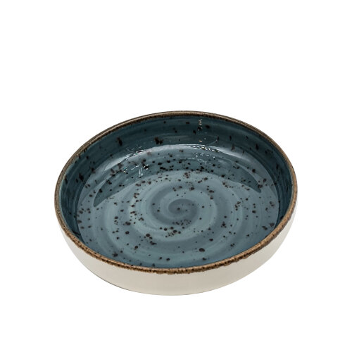 Zest Porcelain Step Çukur Tabak 20 Cm-Paris K.Mavi - ZEST PORCELAIN