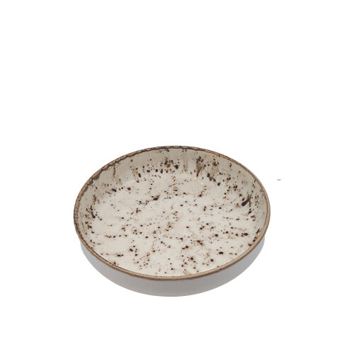 Zest Porcelain Step Çukur Tabak 20 Cm -Paris Krem - ZEST PORCELAIN