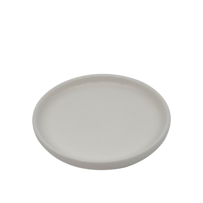 Zest Porcelain Step Düz Tabak 24 cm Krem STP24TB00 - 1