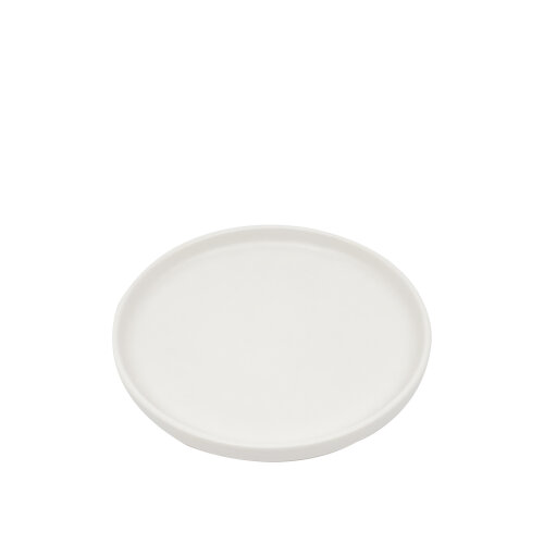 Tulu Porselen Step Tabak 21 cm Saten Beyaz STP21TBST01 - TULU PORSELEN