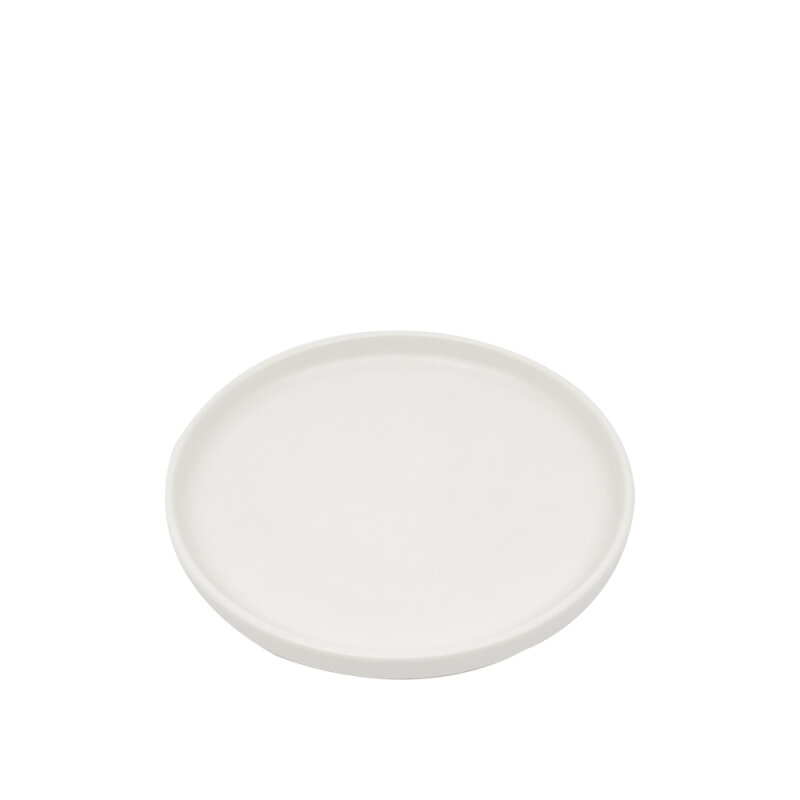 Tulu Porselen Step Tabak 21 cm Saten Beyaz STP21TBST01 - 1