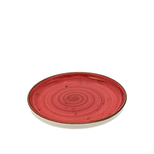 Tulu Porselen Step Tabak 21cm Reactıve 36Kırmızı STP21TBR36 - TULU PORSELEN