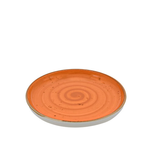 Zest Porcelain Step Tabak 21 Cm-Paris Turuncu - ZEST PORCELAIN