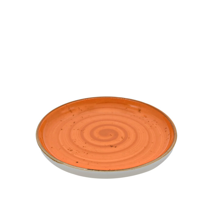 Zest Porcelain Step Tabak 21 Cm-Paris Turuncu - 1