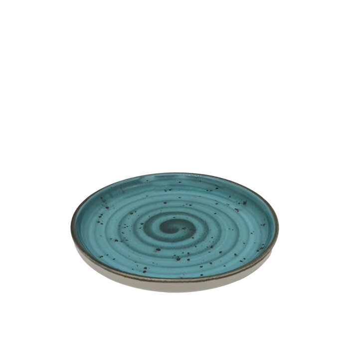 Zest Porcelain Step Tabak 21 Cm-Paris Turkuaz - 1