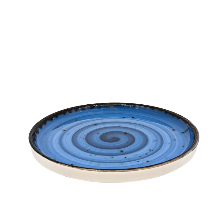 Tulu Porselen Step Tabak 21cm Reactıve 93Mavi STP21TBR93 - 1