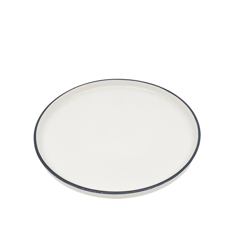 Zest Porcelain Step Tabak 27 Cm-Riva Siyah - 1