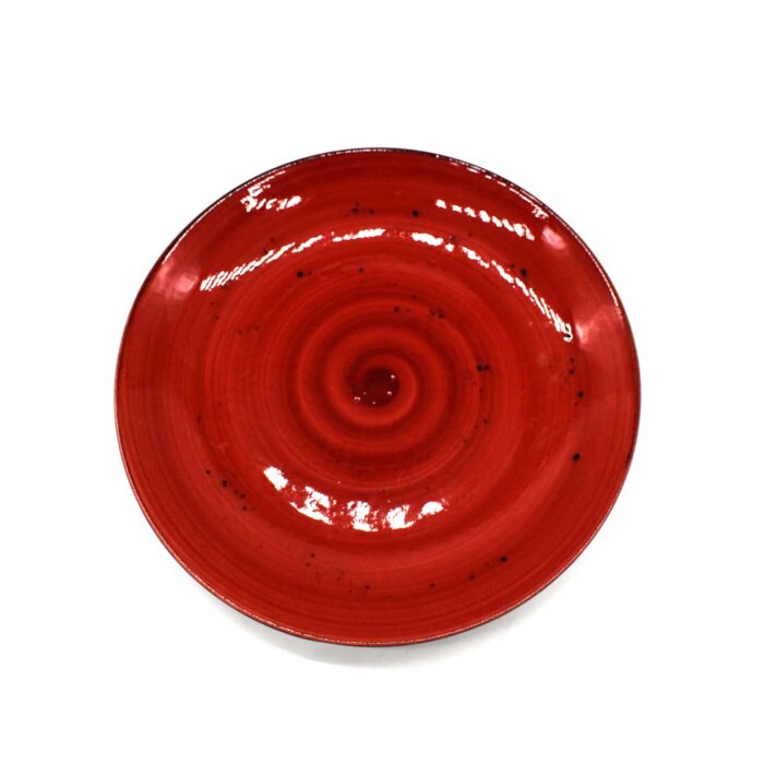 Tulu Porselen Step Tabak 30 Cm Reactive 36 Kırmızı - 1