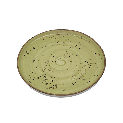 Tulu Porselen Step Düz Tabak 30 cm Reactive 77 Yeşil - TULU PORSELEN