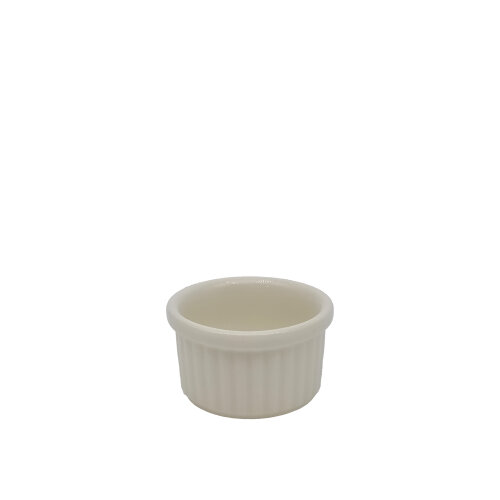 Tulu Porselen Suffle Kase 06 cm Krem KL06SF00 - TULU PORSELEN