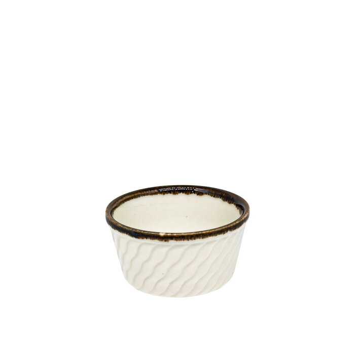 Zest Porcelain Suffle Kase 8cm-Chocolate KL08SFCT47 - 1